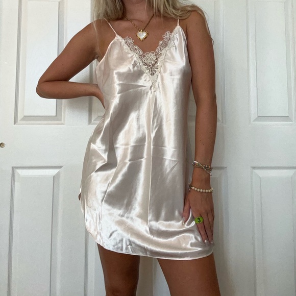 Silk Slip Dress - Picture 3 of 3